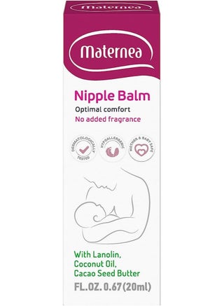 Maternea Nipple Balm Purified Lanolin, Natural Cocoa Oil & Coconut Oil. Provides Comfort During Breastfeeding (20 ml) - pzsku/Z1ACD597F93809E2E58F7Z/45/_/1688653891/2d7b012a-8dec-4ea3-8726-d66dd042f950