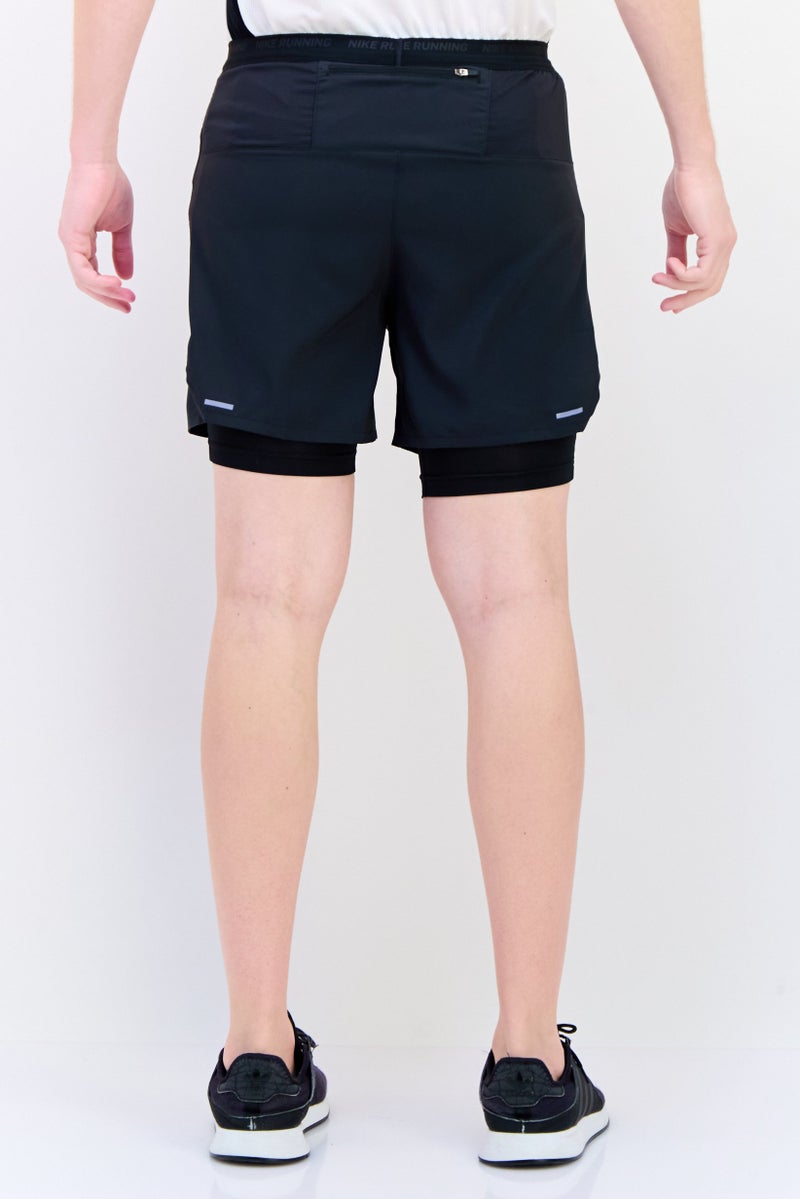 Nike Men Standard Fit Training Shorts, Multicolor  - Image 3