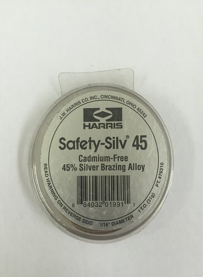 سبيكة لحام الفضة Harris 4531 Safety Silv 45 من 1 إلى