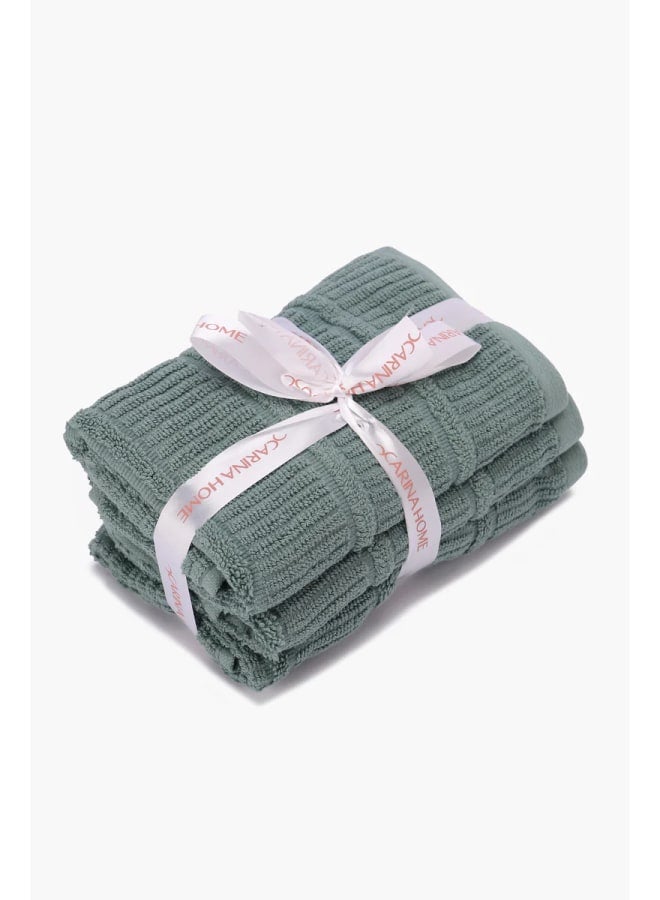 Carina Textured Towel Set - 3 Pcs - Image 2