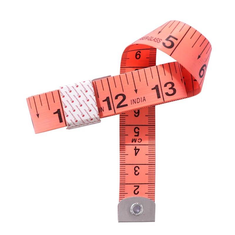 Bureaucrat Bureaucrat Measuring Tape Body Measurement Inch Tape 60 Inches150 CMs Double Side Rulers Fiberglass Flexible PortableSewing Dress Making Tailors Tape Pack of 5Multicolour  - Image 2