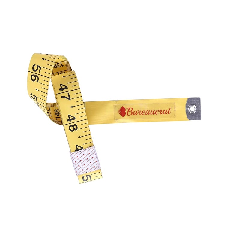 Bureaucrat Bureaucrat Measuring Tape Body Measurement Inch Tape 60 Inches150 CMs Double Side Rulers Fiberglass Flexible PortableSewing Dress Making Tailors Tape Pack of 5Multicolour  - Image 3