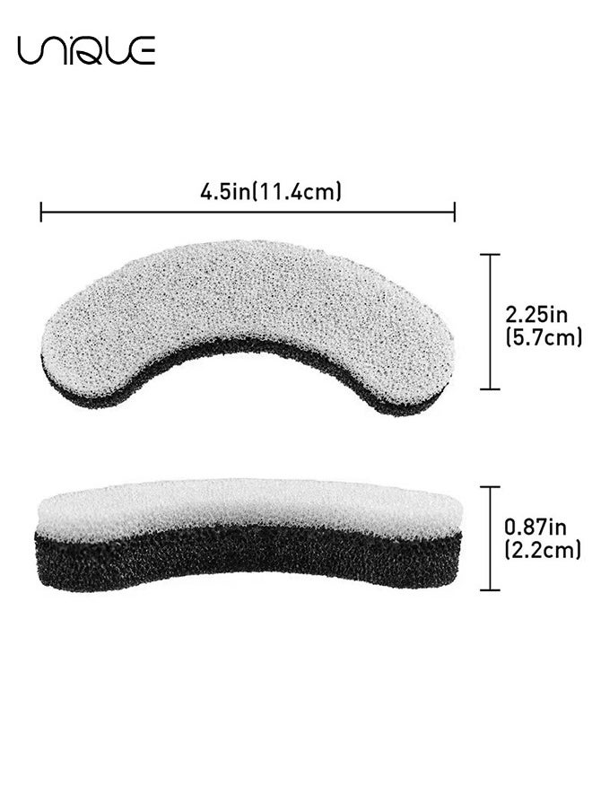 Unique 6 Pcs Pet Water Fountain Filters for WF050 & WF100 Cat Fountain, Cat Fountain Filter Replacement, Triple Filtration Cat Water Filter, Black/White  - Image 2