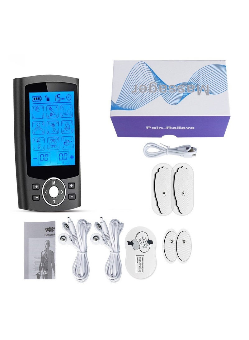 general 36-Mode TENS Muscle Electrical Stimulator Meridian Therapy Device AB Channels Shoulder and Neck Massager EMS Pulse Massager - Image 1