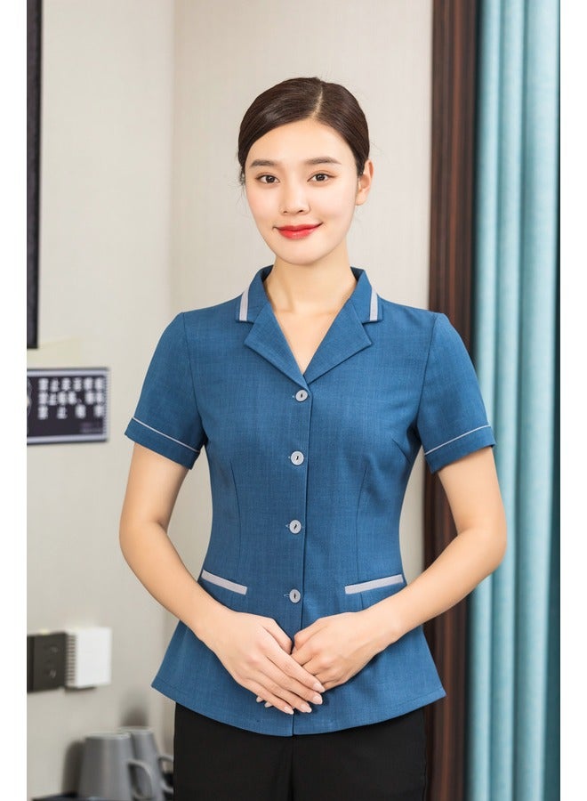 KUYING New Summer Cleaner Work Clothes 