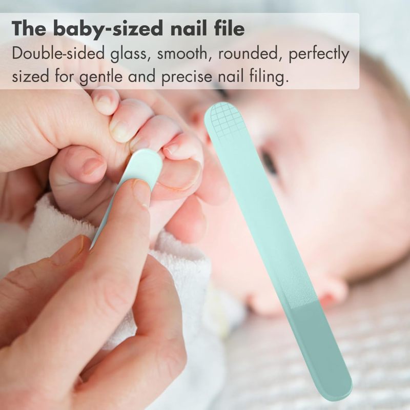 Baby Nail Kit, 4-in-1 Baby Nail Care Set with Cute Case, Baby Nail Clippers, Scissors, Nail File & Tweezers, Baby Manicure Kit and Pedicure kit for Newborn, Infant, Toddler, Kids(Green) - Image 5