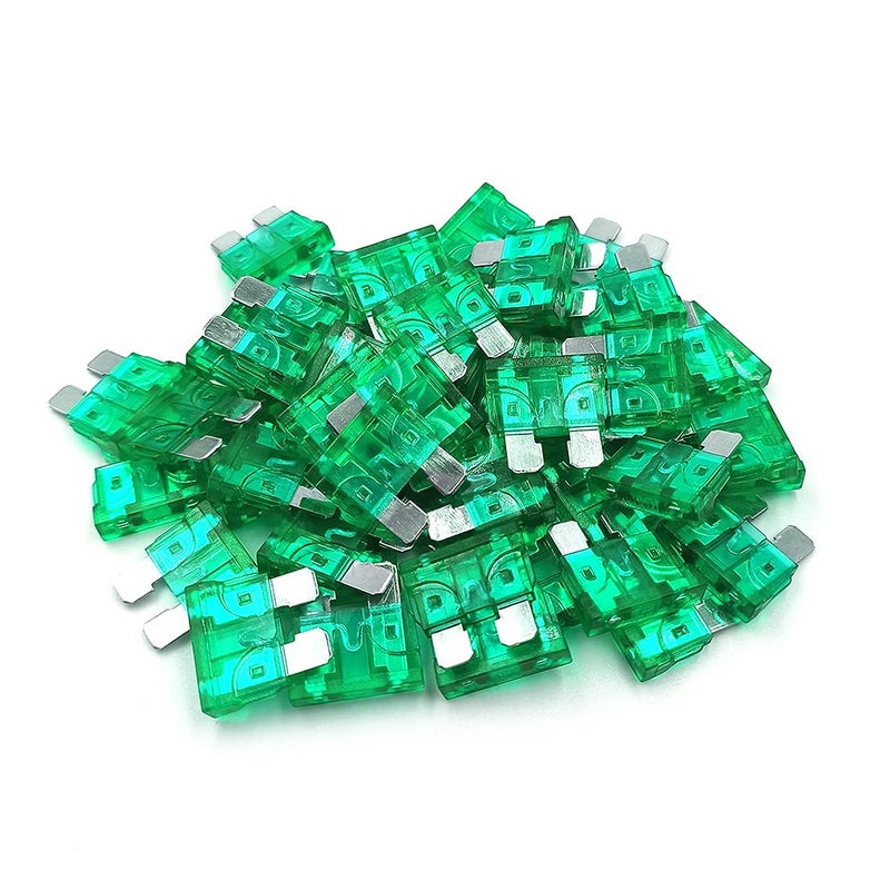 MCIGICM (50 Pcs) MCIGICM 30 Amp ATC Fuse Blade Style 30A Automotive Car Truck - Image 5