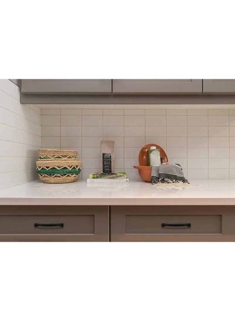 Cabinet Handles, SYOSI 2 Pack Solid Kitchen Cabinet Handles, Matte Cabinet Pulls Drawer Pulls, Kitchen Cabinet Hardware Handles for Cabinets Cupboard Drawer Handles (Black)  - Image 2