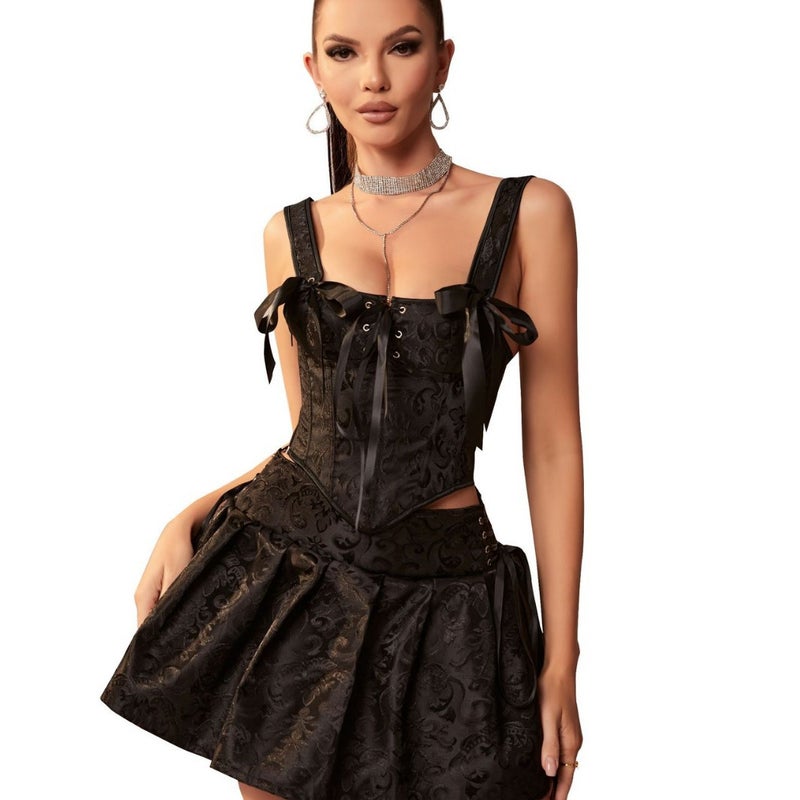 Foreign Net Red Fashion Wear Ladies Chest Vest Chest Chest Waist Waist Type Summer Shoulder Set - Image 2