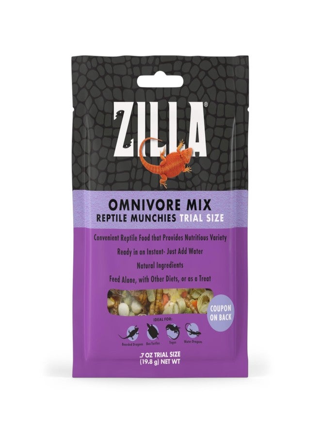 ZillaReptile Munchies, Omnivore Mix Resealable Bag Size .7 oz Pack of 1