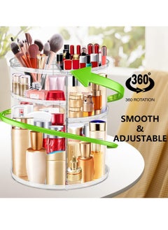 LEE 360 Acrylic Rotation Makeup Organizer, Large Capacity, Easy Access, Sturdy, Multi-functional, Great Gift Idea  - Image 3