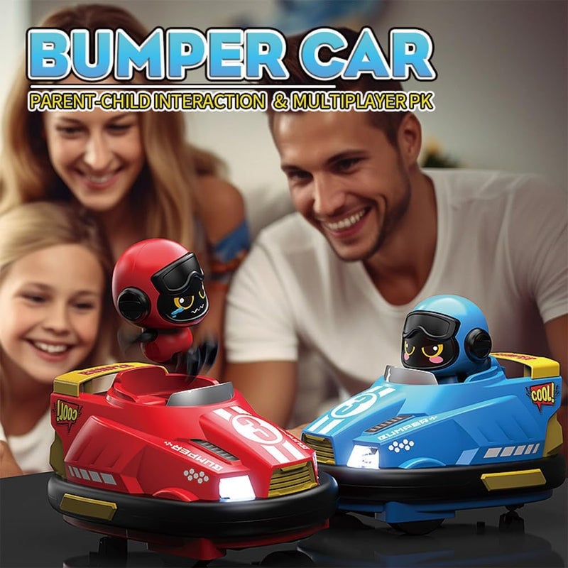 OBEST Remote Controlled Car Toy for Two Against Each other, Pack of 2 Collision Toy Car Can Be More Than One Person Against Each Other, with Cool Lights and Music, Gifts for Boys and Girls - Image 4