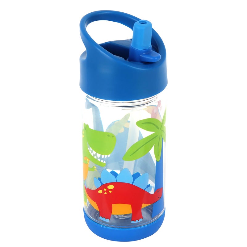 Stephen Joseph, Kids Flip Top Water Bottle, 10 oz Tritan BPA Free, Water Bottle for Girls & Boys, Back to School Flip Top Bottle, DINO - Image 1
