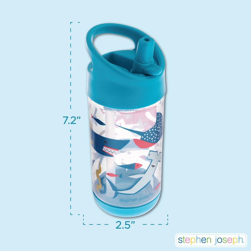 Stephen Joseph, Kids Flip Top Water Bottle, 10 oz Tritan BPA Free, Water Bottle for Girls & Boys, Back to School Flip Top Bottle, DINO - Image 5