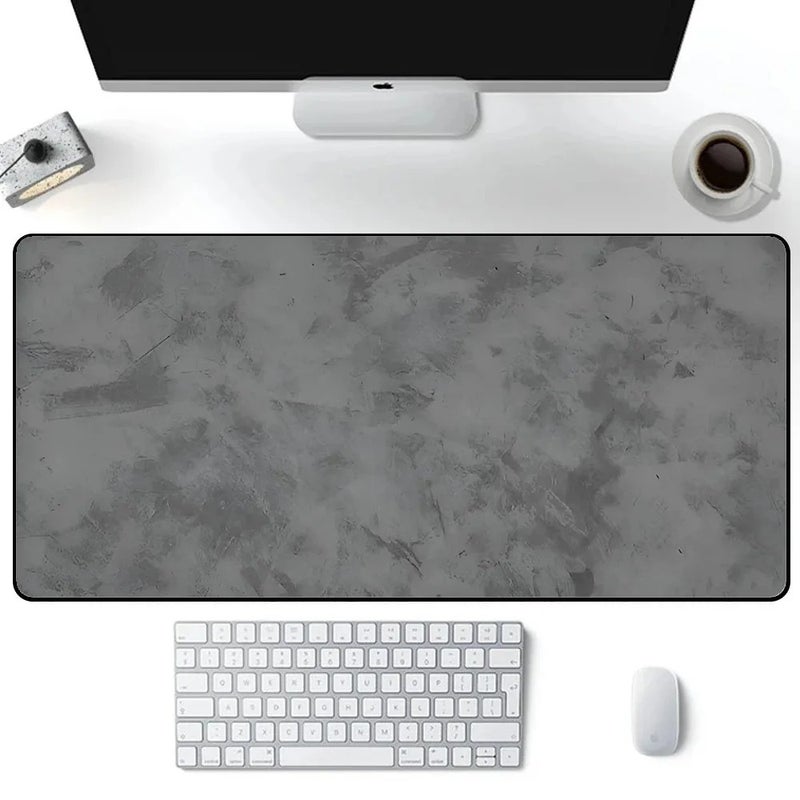 Y&D Gaming Mouse Pad Gray Marble Large Computer Mat Desk Pad Waterproof Keyboard Accessories Office PC Setup Deskmat - Image 5