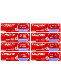 Colgate Colgate Optic White Advanced Toothpaste, Removes 5 Years of Stains, 0.75 oz (24g) - Pack of 12 