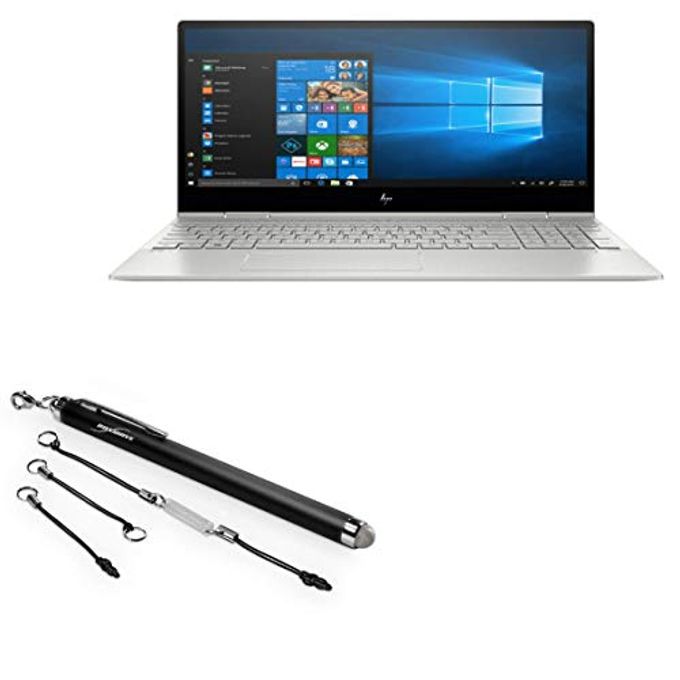 BoxWave Stylus Pen Compatible With Hp Envy X360 Convertible 2-In-1 Laptop (15.6 In) Evertouch Capacitive Stylus, Fiber Tip Capacitive Stylus Pen Jet Black - Image 4