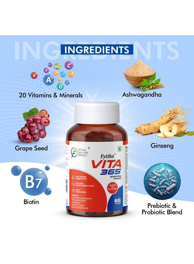 Fytika Health & Glow Combo - Let It Glow Collagen Powder 200g + Vita 365 Multivitamin Tablets 60s + Immunity Booster Tablets 60s | Daily Skin, Energy & Immunity Support - Image 5