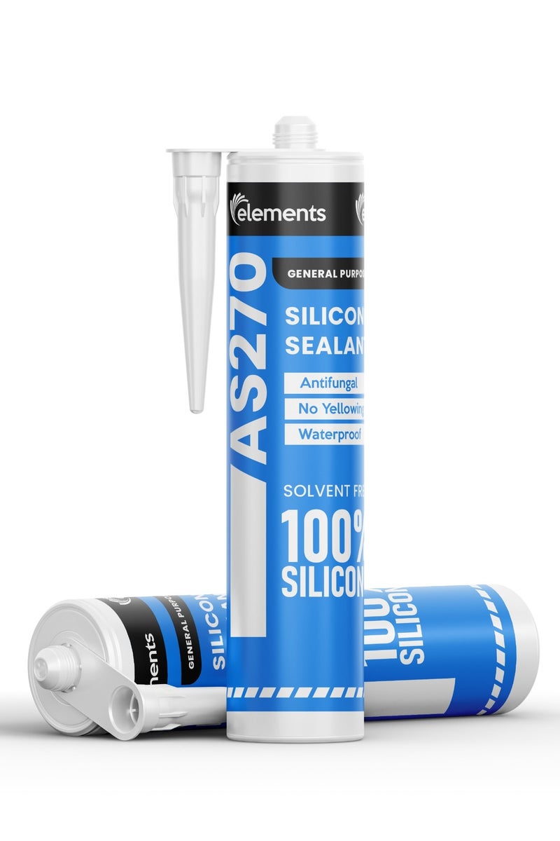 الطريق الملكي للصناعات ذ.م.م إيليمنتس AS270 مادة سيليكون متعددة الأغراض (أبيض)