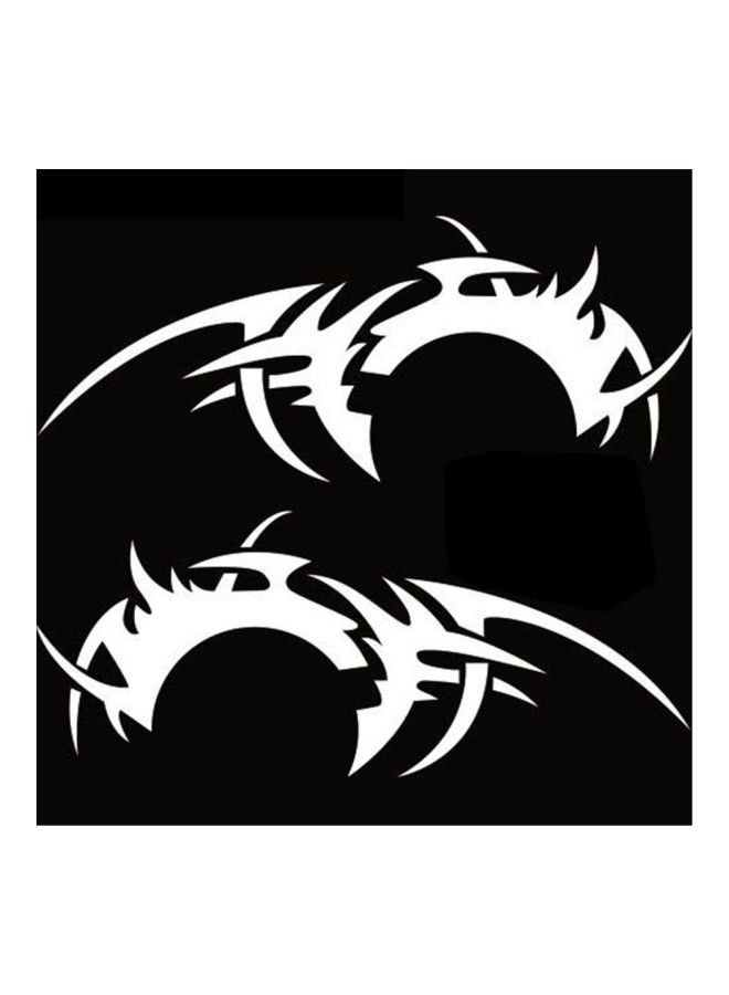 نيبمينينت طقم ملصقات مضادة للماء لعجلات السيارة من سلسلة فليم مكون قطعتين