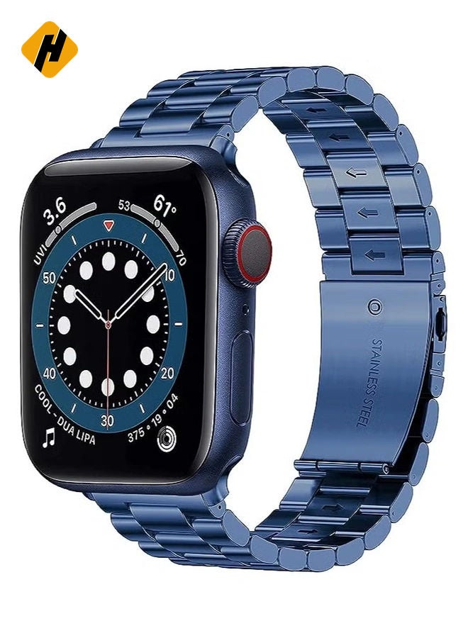 HuHa Stainless Steel Strap Metal Bracelet For Apple Watch Series 7/6/5/4/3/2/SE - 41/40/38 mm  - Image 1