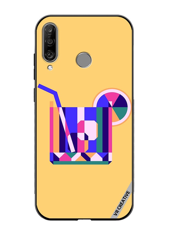 VR CREATIVE Protective Case Cover For Huawei P30 Lite Juice Cup Design Multicolour - Image 1
