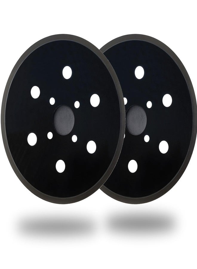 Tockrop 6 Inch 6 Hole Replacement Sander Pad for Ridgid R2611 Random Orbit Sander- 6" Hook and Loop Sanding Pad Work with 6 Inch Sander Disc - 2 Pack - Image 1