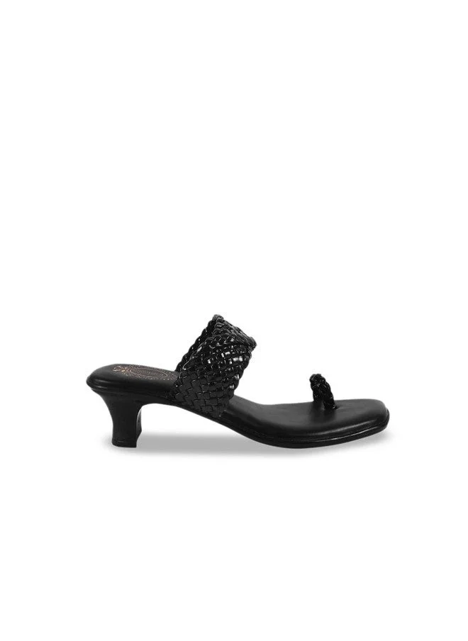 شوتوبيا Shoetopia  Braided One Toe  Block Heels For Women & Girls