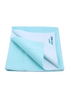 Cozymat Dry Sheet Quick Waterproof Breathable Bed Protector & Crib Sheet (Size: 140Cm X 220Cm) Sea Green, Single Bed  - Image 1