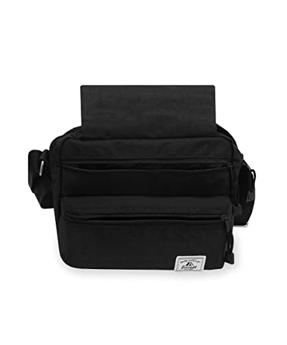 Everest Cross Body Bag, Black, One Size - Image 2