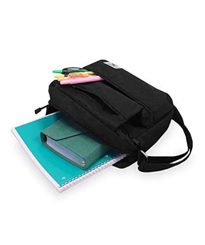 Everest Cross Body Bag, Black, One Size - Image 3