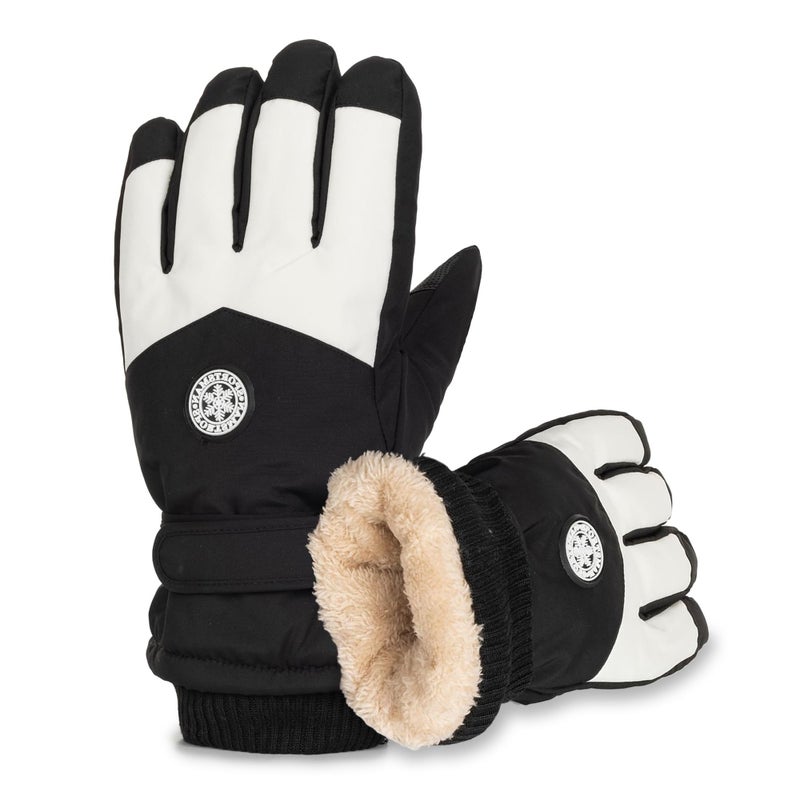 Eohak Men and Women Ski Gloves Winter Cold Weather Gloves Touchscreen Warm Waterproof Gloves for Cycling, Running, Driving, Skiing - Image 2