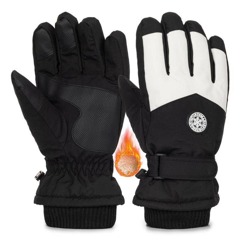 Eohak Men and Women Ski Gloves Winter Cold Weather Gloves Touchscreen Warm Waterproof Gloves for Cycling, Running, Driving, Skiing - Image 1