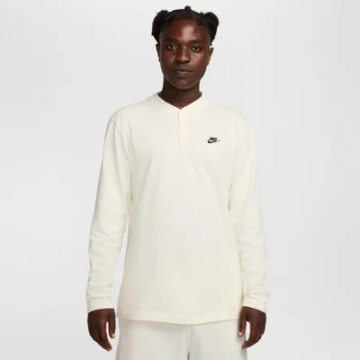 Nike Men's Club Long-Sleeve Henley