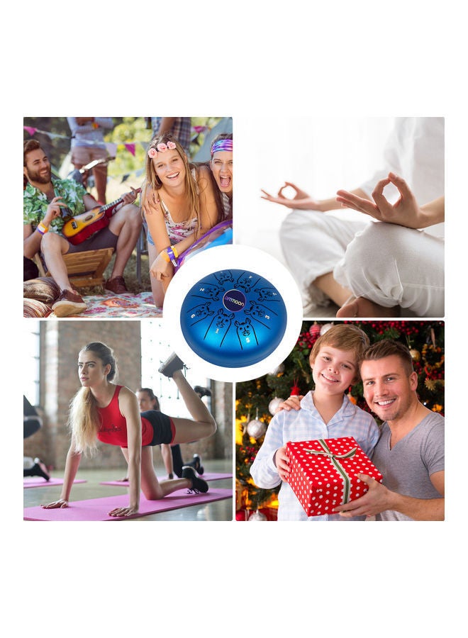 NIBEMINENT Steel Tongue Drum With 2 Sticks - Image 4