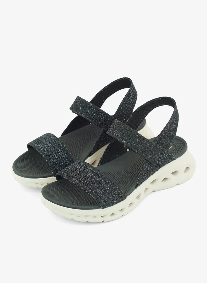زينة 221-340 Zayna Ladies Casual Backstrap Sandals 3F2006-913 Black