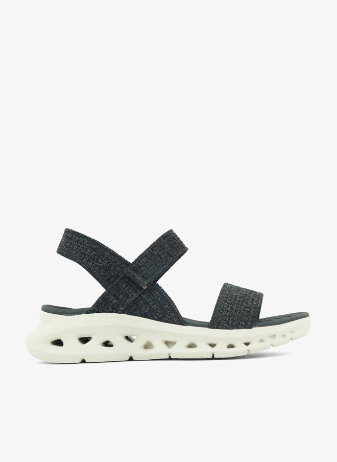 زينة 221-340 Zayna Ladies Casual Backstrap Sandals 3F2006-913 Black - Image 1