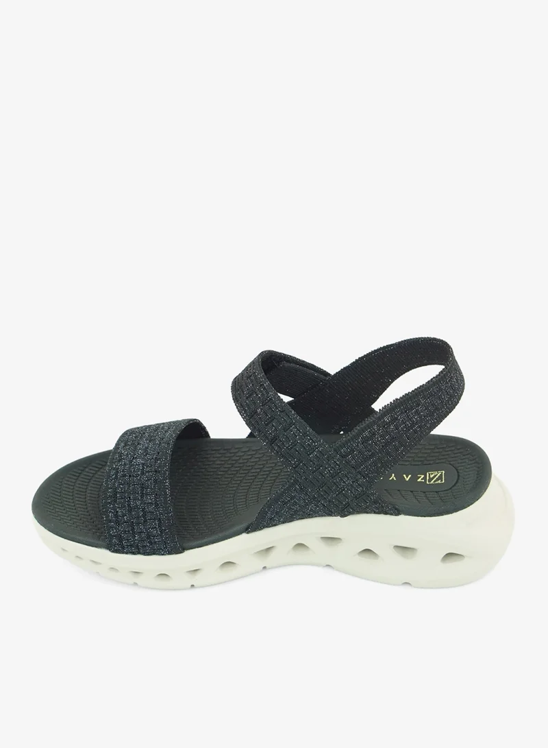 Zayna Black 221-340 Zayna Ladies Casual Backstrap Sandals 3F2006-913 Black for Women | Best Price UAE