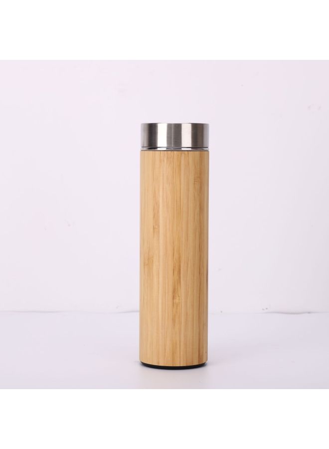 Vacuum Stainless Steel Bamboo Thermal Insulation Cup Office Business Tea Cup Bamboo Shell Cup Car Coffee Cup