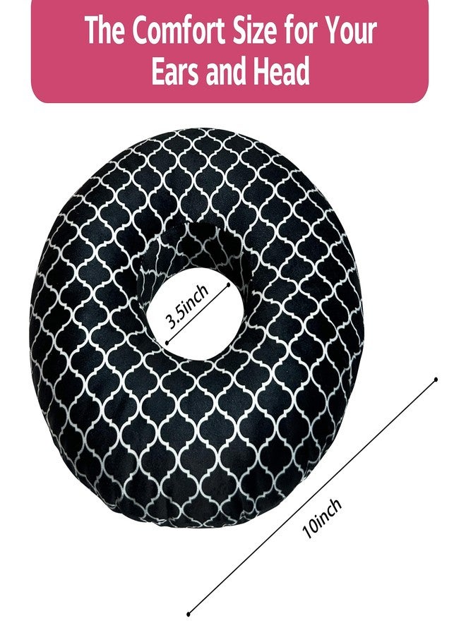 BVOKQUC Ear Piercing Pillow for Side Sleepers Pillows with Holes for Ear Pain,Donut Pillow for Ear Side Sleeping Pillow for Adults CNH Ear Pain Relief Pressure Sores Ear Pillow with Hole in Center - Image 3
