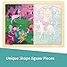 MoinKidz 24 Piece Puzzles for Kids Ages 35 Unique Shape Jigsaw Pieces Fairy Princess Wooden Jigsaw Puzzles for Toddlers Preschool Puzzle for 3 4 5 Year Old Girls with Tray - Image 3