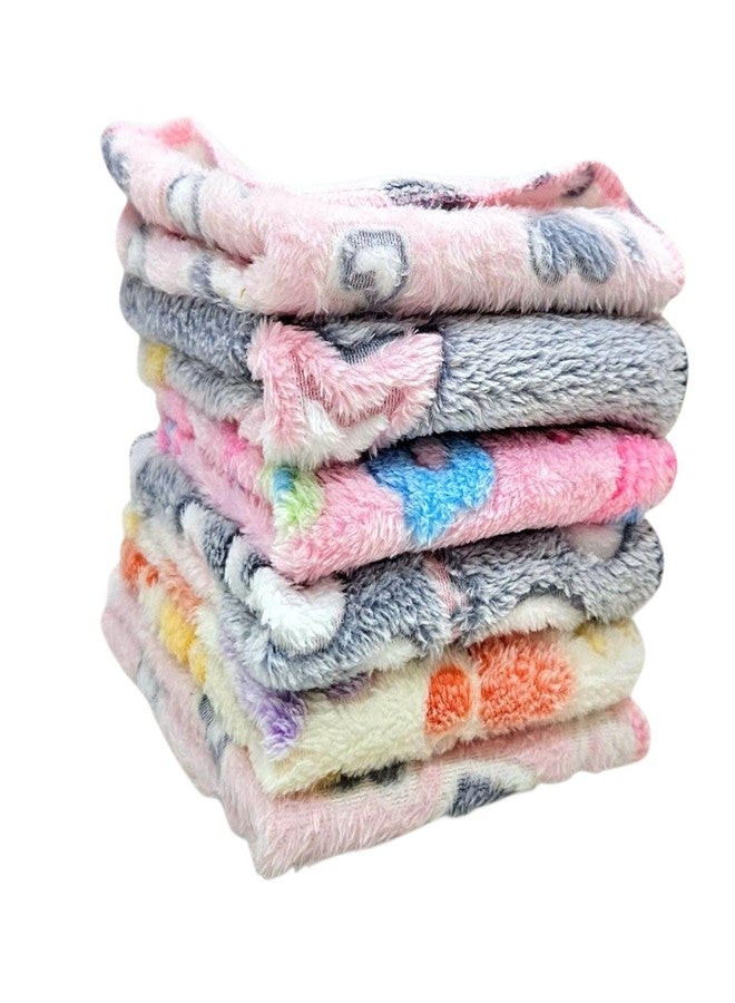 First Kick Microfiber Coral Fleece Baby Face Towels, Soft and Absorbent Wash Clothes for Newborns, Infants and Toddlers, Gentle on Delicate Skin for Face Hands and Body, 10x10 Inch (6 Pcs) - Image 1