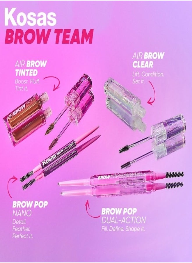 Kosas - Kosas Air Brow Clear + Clean Lifting Treatment Eyebrow Gel with Lamination Effect 4g - Image 1