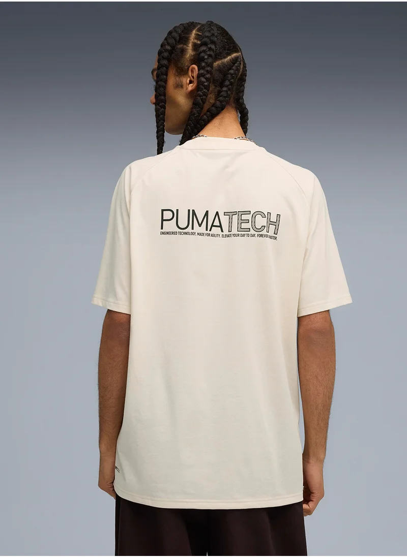 بوما Tech Graphic Relaxed T-Shirt