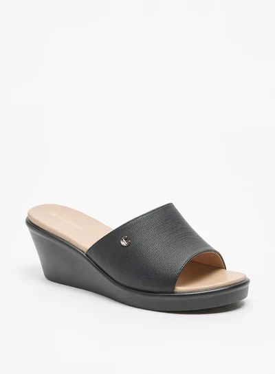 Le Confort Women Solid Slip-On Sandals with Wedge Heels
