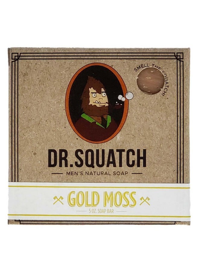 Dr. Squatch Dr. Squatch All Natural Bar Soap for Men with Zero Grit, Gold Moss  - Image 1