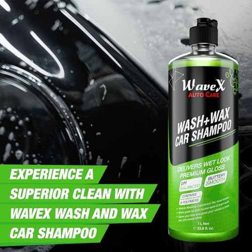 Wavex Car Shampoo Wash and Wax 5L | Also Works as Foam Wash - Image 2