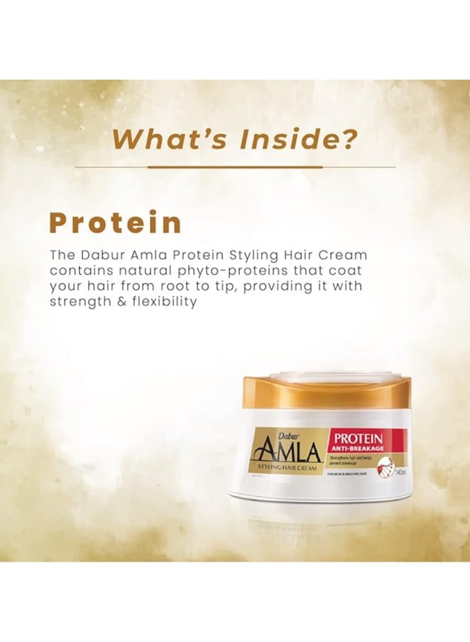 دابر املا كريم تصفيف الشعر بالبروتين - 125 مل - Image 2