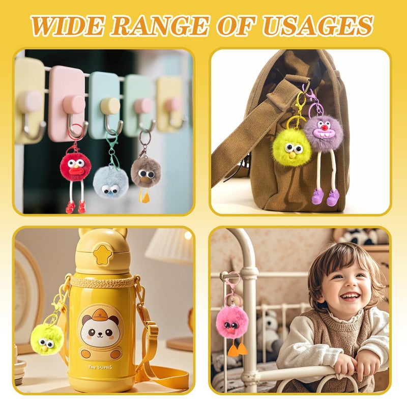 OMyFav 30Pcs Party Favors Kids Keychains - Fun Keychain Cute Birthday Goodie Bags For Kid Christmas Gifts For Grandkids Stocking Stuffers For Kids Classroom Prizes Key Chains Bulk Elementary Student Prizes - Image 4