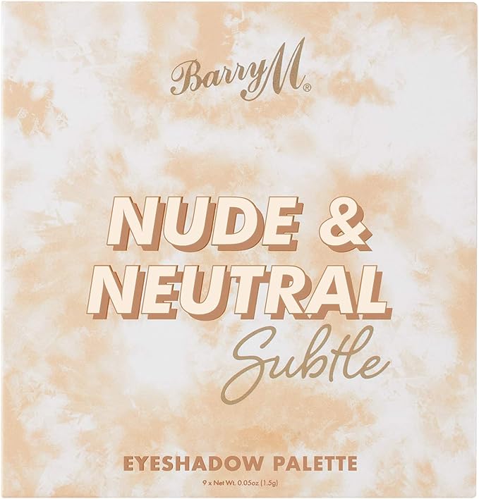 Barry M Cosmetics Nude And Neutral Eyeshadow Palette 9 Natural Shades In Matte Shimmer Highly Pigmented Subtle Colours powder - Image 2